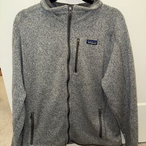 Patagonia Better Sweater Heather Gray Zip-Up Fleece
